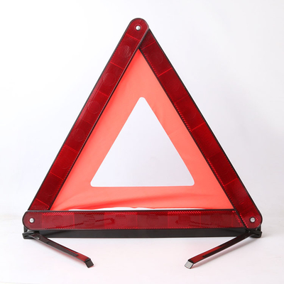 Traffic Pavement Emergency Tool Road Safety Sign Folding Red Reflective Warning Triangle