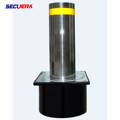 304stainless steel or A3 steel with paint traffic street warning safety semi-auto electric rising bollard for remote control